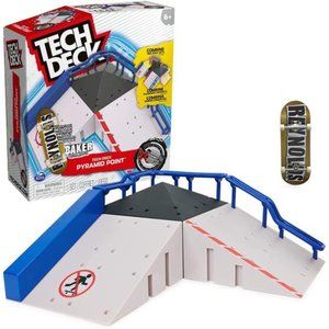 TECH DECK, Pyramid Point, X-Connect Park, Customizable and Buildable Ramp Set